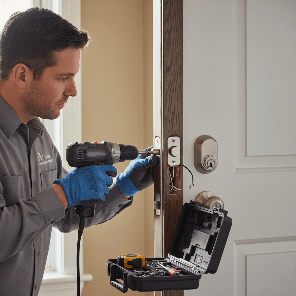 Professional lock installation