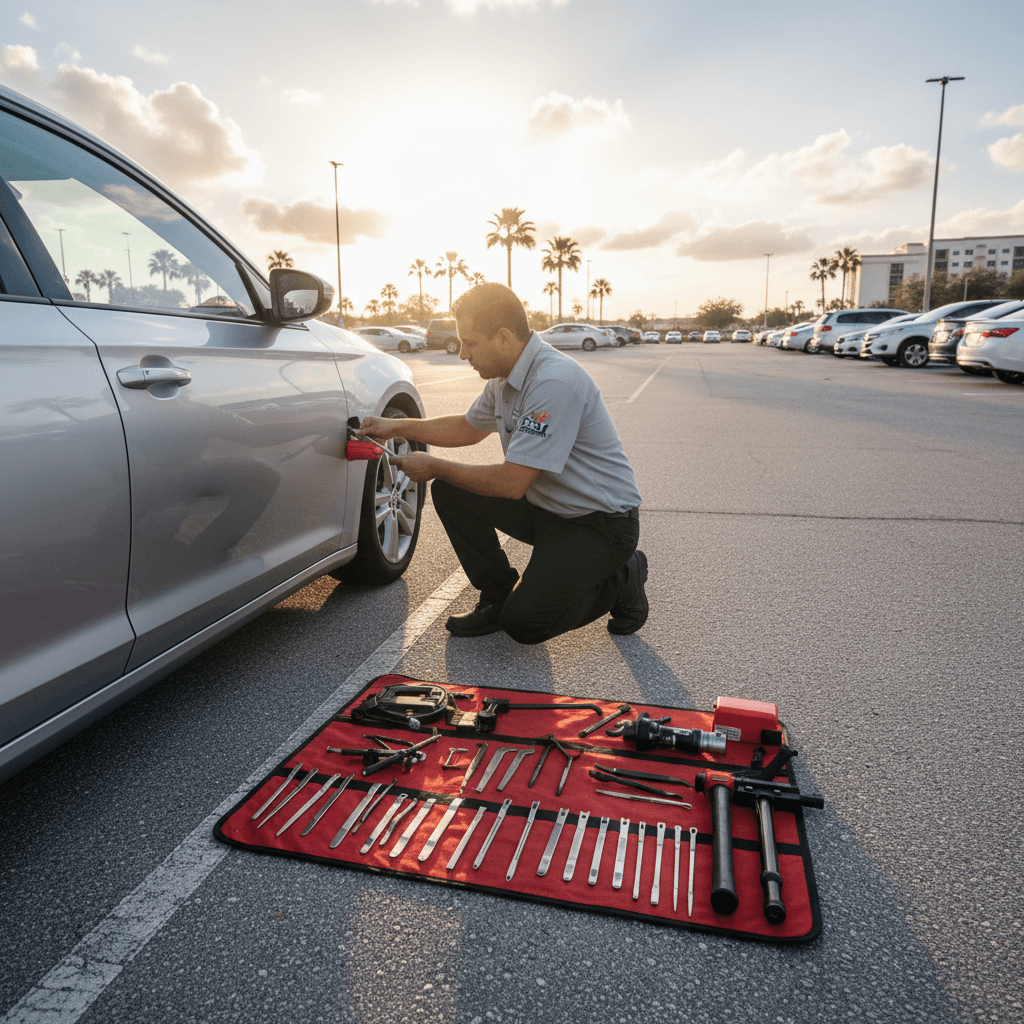Automotive locksmith service
