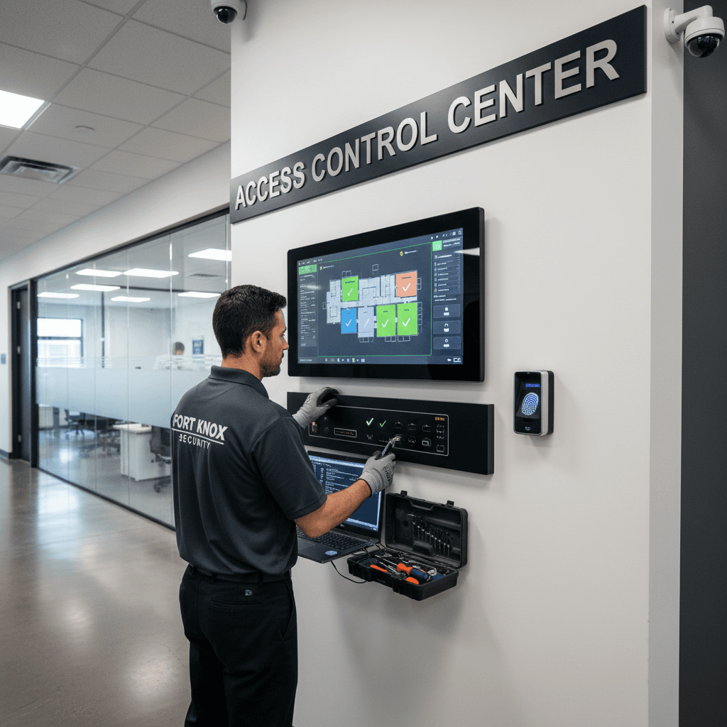 Commercial locksmith service