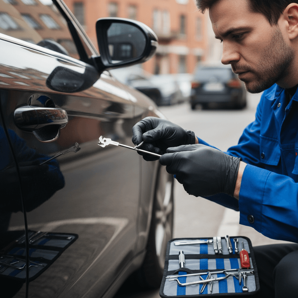 Broken key extraction