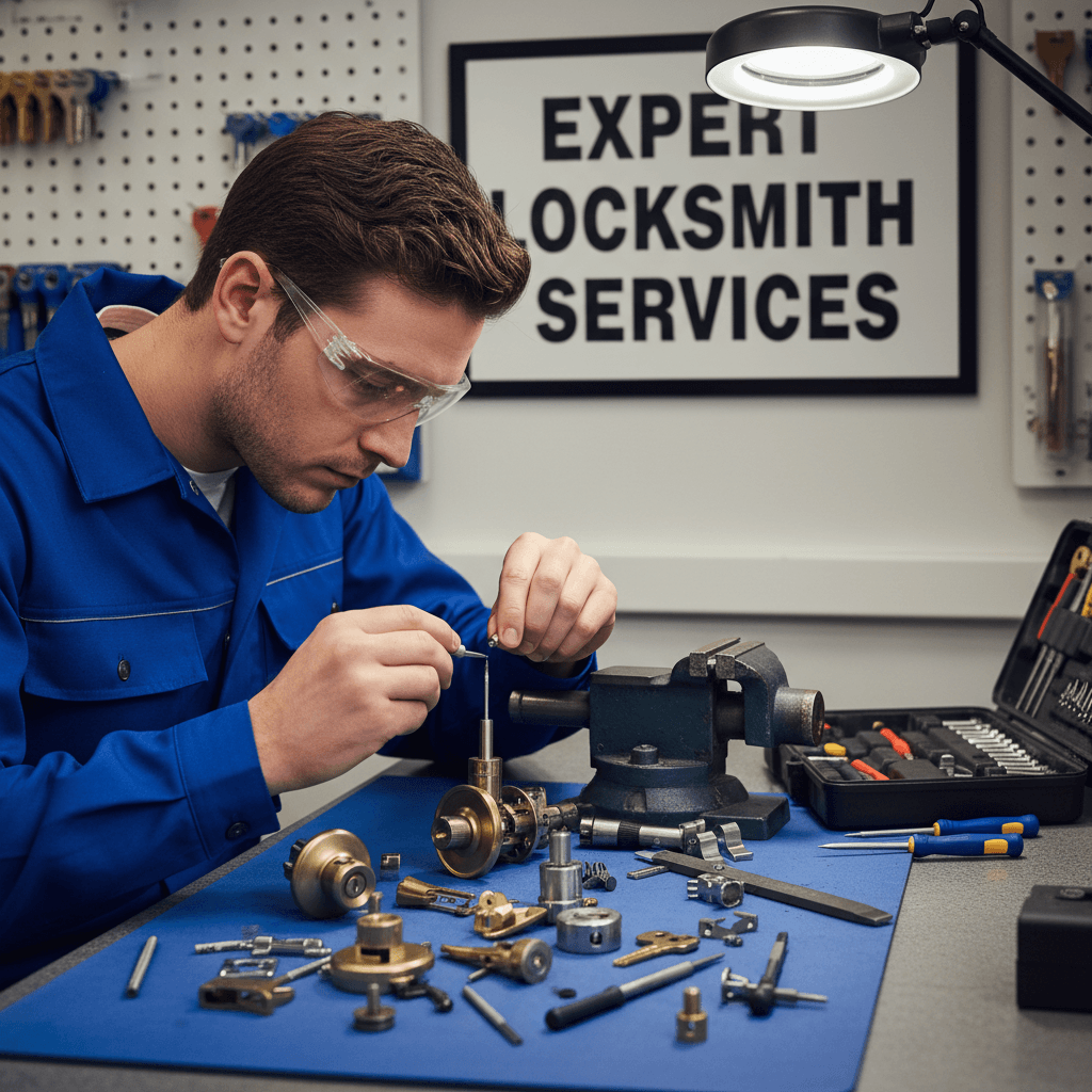 Lock rekeying and repair work